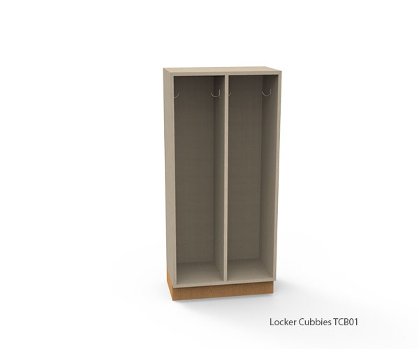 Fixed Tall Locker Cubbies Classroom Storage WB Manufacturing